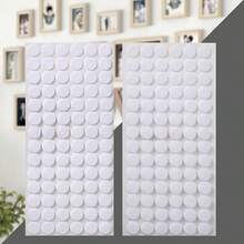 200/400个（100/200对）黑色或白色自粘圆形钩环扣，点状粘钩，透明圆形粘胶底座，双面强力钩环，适用于学校教室、幼儿园、办公室、家庭及其他场合