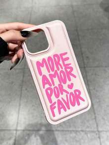 1pc New Thick Anti-Scratch Leather Texture Phone Protective Case, Compatible With IPhone 15 Pro Max, 14 Plus, 13 Pro Max, 12, 11, 7G, 7P, IX, XR, XS Max, 17 Pro, Air, With Camera Bump And Anti-Drop Protection - Pink - View 4