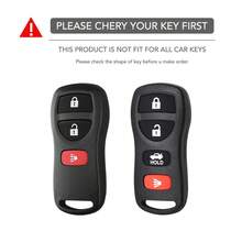 3/4 Buttons For Nissan Sentra Armada Altima Maxima Infiniti FX35 EX35 FX45 QX56 G35 M45 I35 Silicone Remote Car Key Cover Case - black - View 6
