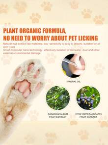 1pc Natural Blueberry Dog Paw Balm - Protects Paws From Hot Surfaces, Moisturizes Dry Paws & Nose, Nourishes Cracked Dog Paws, Blueberry Scented Cream, For Cats & Dogs, Paw Protector (0.53oz). Due To Different Production Batches, New Products And Old Products Are Randomly Shipped. - Multicolor - View 5