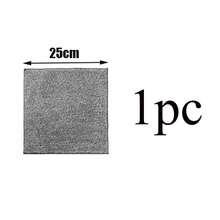 1/5/10pcs Bamboo Charcoal Fiber Kitchen Cleaning Cloths, Dish Rags, Absorbent Thickened Dishcloths, Household Cleaning Supplies - Black and White - View 21