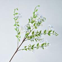 Artificial Cherry Blossom Branch Qilixiang Osmanthus Spring Fake Flower Home Artificial Flower Stem Realistic Fake Silk Flower Home Valentine's Day Wedding Kitchen Decoration Flower Arrangement - Multicolor - View 13