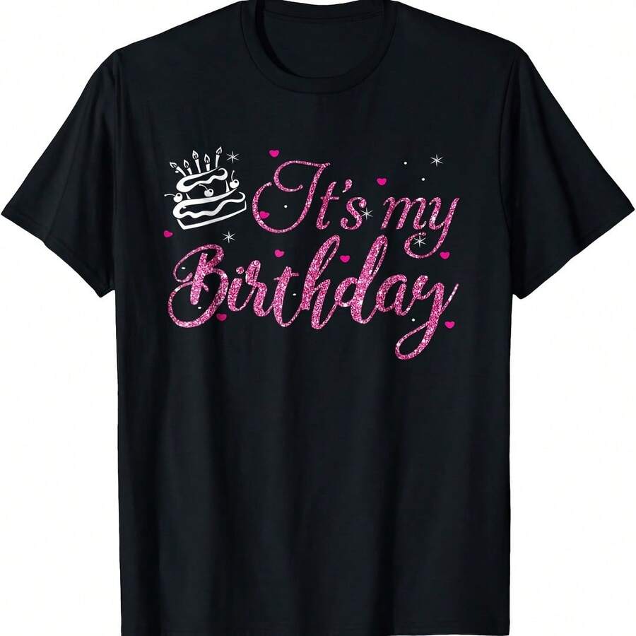 It's My Birthday Wo, N, And Girls T-Shirt - White - View 1