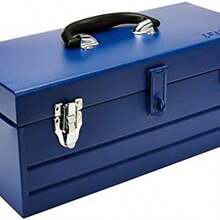 Foy TBF12 Caja portaherramientas metlica color azul sin charola 17" x 6" x 6" - 43x13x16 centímetros - Ver 2