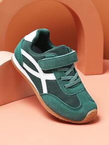 儿童运动鞋，轻便透气男女童宽头休闲运动鞋 - 綠色 - 查看 4