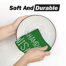 Bộ 2/4 khăn lau bát đĩa họa tiết cỏ ba lá, hoàn hảo làm quà tặng Ngày Thánh Patrick, trang trí, khăn lau siêu thấm hút bằng sợi microfiber hiện đại dùng để nấu ăn, nướng bánh, rửa bát, lau dọn, khăn lau tay, khăn lau chén, mềm mại và thấm hút cao, trang trí nhà bếp, quà tặng cho hàng xóm, mẹ, sinh nhật, tân gia cho bạn bè, đồ dùng nhà bếp thiết yếu, nhu yếu phẩm hàng ngày. - Nhiều màu - Xem 10