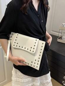 2026 Spring New Fashion Large Capacity Minimalist Style Versatile Women Handbag - White - View 5