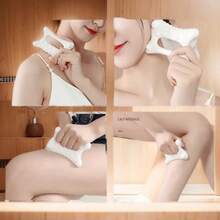 1-Piece Gua Sha Massage Tool, Facial Gua Sha Board, Back, Leg And Arm Massager, Facial Skin Care Instrument, Suitable For Muscle Relaxation, Eye Massage And Meridian Relaxation, Full Body And Facial Gua Sha Tool, Skin Care Fascia Relaxer, Full Body And Facial Gua Sha Tool. - Multicolor - View 4