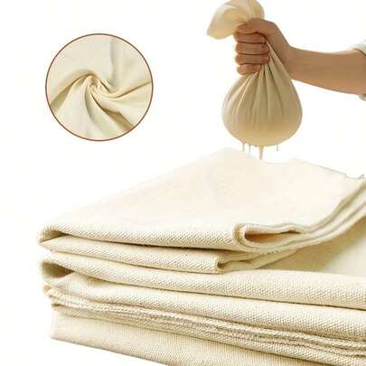 1 st. jäsmatta för franskt bröd, bakduk för baguette, naturlig ostduk, tvättbar och återanvändbar, med fasta kanter, finns i flera storlekar: 18,89*14,17 tum, 29,52*17,71 tum, 35,43*25*98 tum, 59,05*23,62 tum - perfekt för matlagning, perfekt för att göra yoghurt, baka och osttillverkning, livsmedel och hållbar, viktig för köket