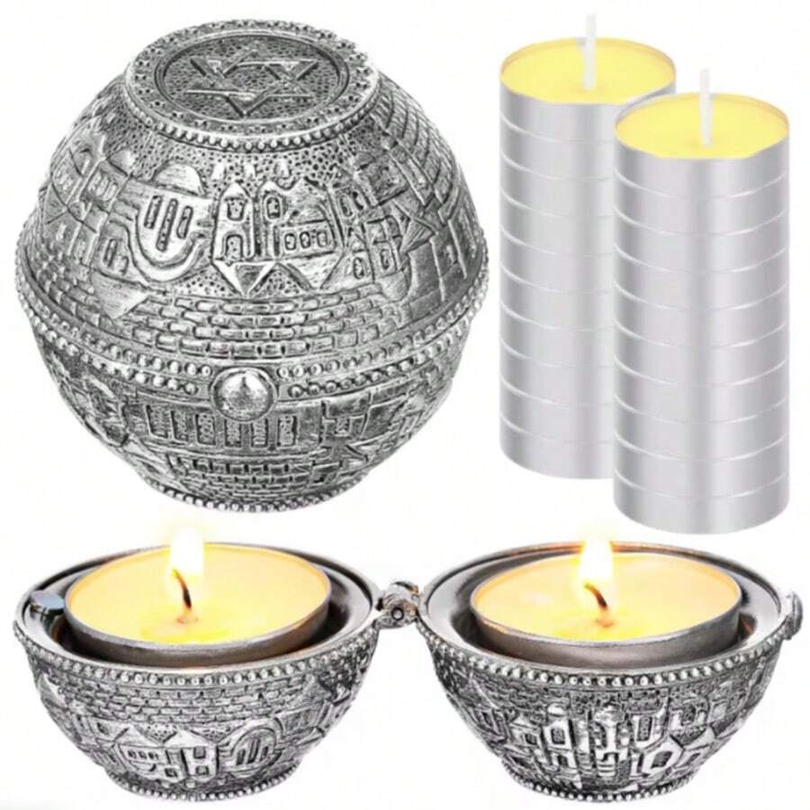 迷你无香蜡烛套装，植物蜡材质，适用于家居、泳池、婚礼、日常使用，也可作为生日蜡烛、情人节礼物。 - 彩色 - 查看 1