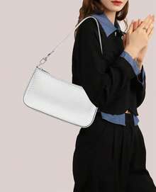 Women's Shoulder Bag - Silver - View 6
