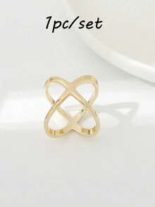 10/8/5/3/1pc Gold Plated Hollow Cross Scarf Clips, Versatile Scarf, Shawl, Neckerchief Accessories - Gold - View 14