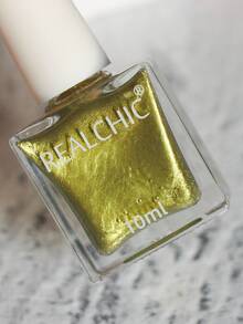 REALCHIC 10ml/Pcs, Olive Green Shimmer Water Based Nail Polish,Fast Dry,Long Lasting,Peel Off,Odorless,Wedding Nail Art ,Suitable For Students And Professional Use In Nail Salons,Spring/Summer Nais - Màu xanh Ô liu - Xem 3