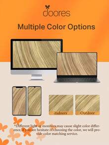 DOORES Seamless PU Clip-In Hair Extensions 7pcs 110g Light Blonde Highlights 100% Human Hair Invisible Comfortable Natural Blend Easy To Wear - S16/22A - View 12