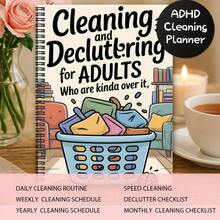 1 Aesthetic ADHD Cleaning Plan Spiral Notebook, Household Cleaning Schedule And Checklist, Daily/Weekly/Monthly/Annual Household Notebook, Professional Housekeeping Management Journal For Housewives - 1個 - 查看 2