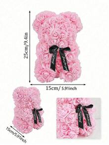 Gấu bông hoa hồng lãng mạn, thiết kế độc đáo, làm thủ công với những bông hoa hồng có kết cấu sống động như thật, tạo nên bầu không khí lãng mạn, món quà lý tưởng cho Ngày Valentine, kỷ niệm, đám cưới, hoàn hảo để trang trí nhà cửa, phòng ngủ và các dịp đặc biệt, món quà tuyệt vời nhất dành cho người thân yêu, đối tác, bạn bè và gia đình. - Nhiều màu - Xem 10