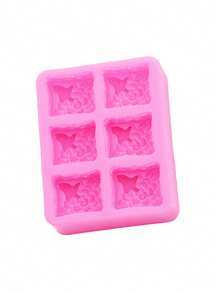 1pc Pink Liquid Silicone Material Silicone Mold, Mini Realistic Food Toy Bee Cookie Silicone Mold For Making Resin Accessories, Cream Gel DIY Phone Case Decoration, Hair Tie, Fridge Magnet, Shoe Buckle, Shoe Flower Decorative Accessories