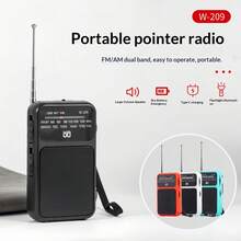 Portable Pocket Radio, Suitable For Outdoor, Sports, Camping, Full Band Full Channel Radio - Multicolor - View 5