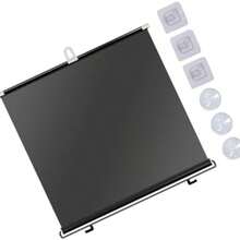 Artibetter Protector Solar Retrctil para Parabrisas de Auto Sombra UV con Ventosas y Ganchos Adhesivos Accesorio de Vehculo para Proteccin Solar y Aislamiento Trmico - 125,00 x 54,00 x 3,00 cm - Ver 2