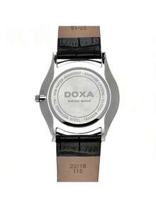 DOXA 瑞士制造男士商务休闲防水腕表 D201SGY - 黑色 - 查看 2