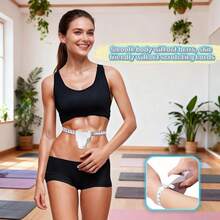 شريط قياس ناعم للجسم والخصر والصدر والفخذ - شريط قياس لياقة بدنية قابل للسحب، مصنوع من مواد بلاستيكية، مناسب للاستخدام المنزلي والرياضي - متعدد الألوان - مشاهدة 8