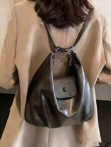 Women's Crossbody Bag, 2025 New Fashion Versatile Shoulder Bag, Soft Leather Multifunctional Backpack For Moms - Multicolor - View 2