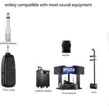 Micrófono de Instrumentos Inalámbricos, Micrófono de Violín con Reducción de Ruido, Compacto Recargable de 12 Horas, Antiinterferencias, Adaptador de 3,5 Mm a 6,35 Mm,39835246 - Multicolor - Ver 5