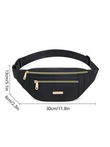 2pcs Women's Waterproof Waist Bag/Fanny Pack