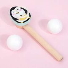 Children's Wooden Suspension Blowing Ball Tool Blowing Music Intelligence Lung Capacity Blowing Training Game Exercising Oral Muscles Sensory Integration Practice Children's Blowing Balance Game Magical Blowing Music Toy Magic Suspension Ball Children's Puzzle Children's Early Development Toys - Multicolor - View 14