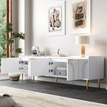 Television Stands & Entertainment Centers - White - View 3