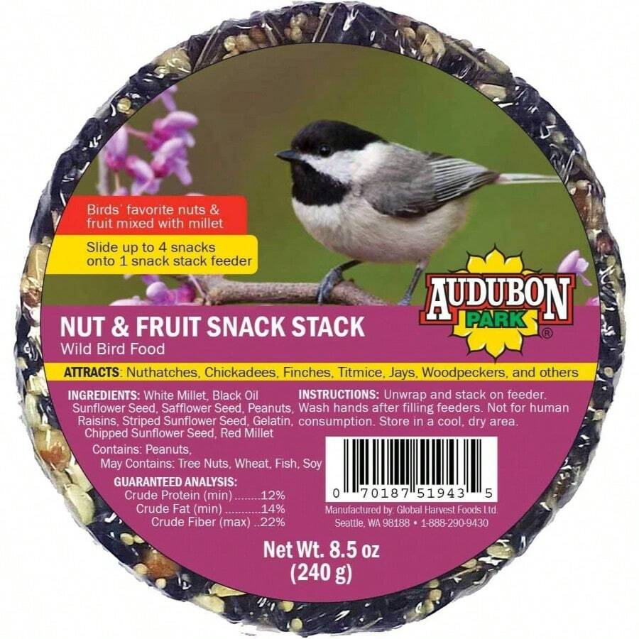 13142 Nut Fruit Snack Stack Bird/Wildlife Food, 1 - Pack - 8,5 Ounce (Gói 1) - Xem 1