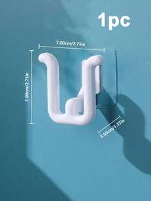 20pcs No Drill Bathroom Shoe Rack Adhesive System For Easy Hanging And Organization, Durable Water-Drainage Shoe Storage Hooks, Wall Mounted Organizer For Boots, Slippers, Sandals In Small Bathrooms, Quick Install, Strong Bond, Space Saving Solution, Modern Minimalist Accessory For Tidy Homes Designed For Busy Households Seeking Neat, Accessible Footwear Storage. - Multicolor - View 10