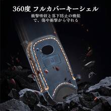 トヨタ ライズに適したキーカバー レザー ダイハツ Luqi キーバッグに適したキーカバー 新しい Taft スマート キー バッグは、2 ボタンのダイハツ/トヨタ車に適しています - 青 - チェックする 5
