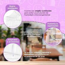 JAULA PALERMO P/AVE - como se muestra en la figura - Ver 7