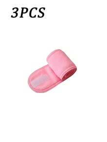 4/3/2/1 Pcs Headbands, Makeup Headbands, Stretchy Terrycloth Headbands, Suitable For Sports, Yoga, Shower, Adjustable SPA Facial Care Headbands, Shower Makeup Headbands With Soft Towel Women Hair Accessories - Pink - View 27