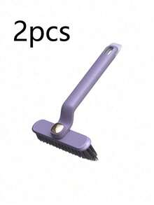 4pcs/3pcs/2pcs/1pc 360° Rotating Tile Cleaning Brush Set - Hard Bristle Brush, Wall & Floor Scrubber, Bathroom & Kitchen Cleaning Tools