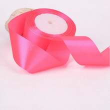 22 Yards/Roll 1.6 Inch Red Satin Ribbon, DIY Rose Flower Decor, Cake Packaging, Sash (39 Color Options) - Multicolor - View 34