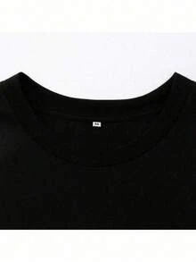 Camiseta Blusa Feminina Estampada Cristã Religiosa Dai-Me Um Coração Estilosa 100% Algodão  Promoção - Preto - Visão 7