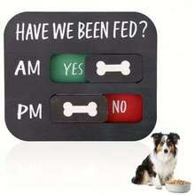 1个宠物喂食提醒吊坠，狗狗喂食追踪器：早晚提醒，宠物喂食时间表 - 木质猫狗喂食提醒宠物木质吊坠创意猫狗喂食提醒吊坠（非冰箱贴） - 0 - 查看 10