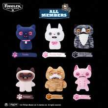 Spin Master Alley Cats Series 9-Inch Plush Toy, Funny Ugly Monster Stuffed Animal With Human-Like Teeth, 6 To Choose From, Collectible Plush For Kids, Teens, Adults & Cat-Lovers - Wide Eyed Cat - View 3