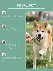 YEGBONG 宠物口腔喷雾 - 清新宠物口气，去除异味和牙垢，适用于猫狗日常清洁。便捷喷雾，无需刷牙即可保持口腔卫生，温和清洁牙齿，清新口气。 - 彩色 - 查看 5