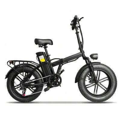 E21 Folding Electric Bicycle Can Be Placed In The Trunk Of A Car Shimano Transmission Wide Tires LCD Display Screen Retro Style Alloy Steel Wheels And Disc Brakes Suitable For Light Off-road And Outdoor Recreational Cycling