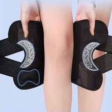 Adjustable Knee Brace And Patella Pad, Unisex, Thickened Spring Bar Joint Protection - Black - View 3