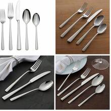 Oneida B1013020Al20 - Juego de cubiertos de 20 piezas, servicio para 4 - como se muestra en la figura - Ver 1