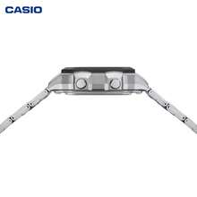 Casio 卡西欧 AE1200WHD-1A 男士电子表及表带套装，复古方形世界时间表盘，不锈钢表带，多功能防水腕表，适合日常佩戴及送礼 - 均碼 - 查看 8