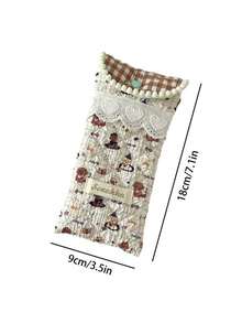 柔软绗缝眼镜盒，彩色眼镜袋带扣，便携时尚眼镜收纳袋，多功能眼镜整理包，男女通用时尚眼镜配件，旅行必备，度假必备 - 彩色 - 查看 10