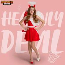 CYPNSpooktacular Creations - Disfraz de diablo para niños disfraz de ángel y diablo celestial diablo de lujo juego de rol de HalloweenFashion - 226914691 - Ver 3