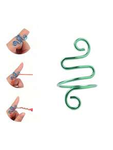 Vòng điều chỉnh độ căng sợi móc, vòng điều chỉnh độ căng sợi móc tiện dụng cho người thuận tay trái và tay phải, vòng dẫn hướng sợi, dụng cụ móc len, vật dụng thiết yếu cho việc làm thủ công tại nhà. - Nhiều màu - Xem 18