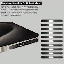 20 غطاء غبار USB-C، 6 ملصقات حماية سماعة معدنية، مناسبة لهواتف 17، 16/15 برو ماكس بلس، تشمل فرشاة تنظيف كملحق - طقم أسود - مشاهدة 7