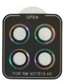 1pc Multi-Color Lens Protector For Xiaomi Redmi Note 15/15Pro/15Pro+, Device Protection, Fashionable Design, Precise Fit, Durable Glass, High-Quality Lens Protector, Smartphone Lens Protector, Tempered Glass Lens Protector, Smartphone Accessories, Phone Care Kit - Multicolor - View 16